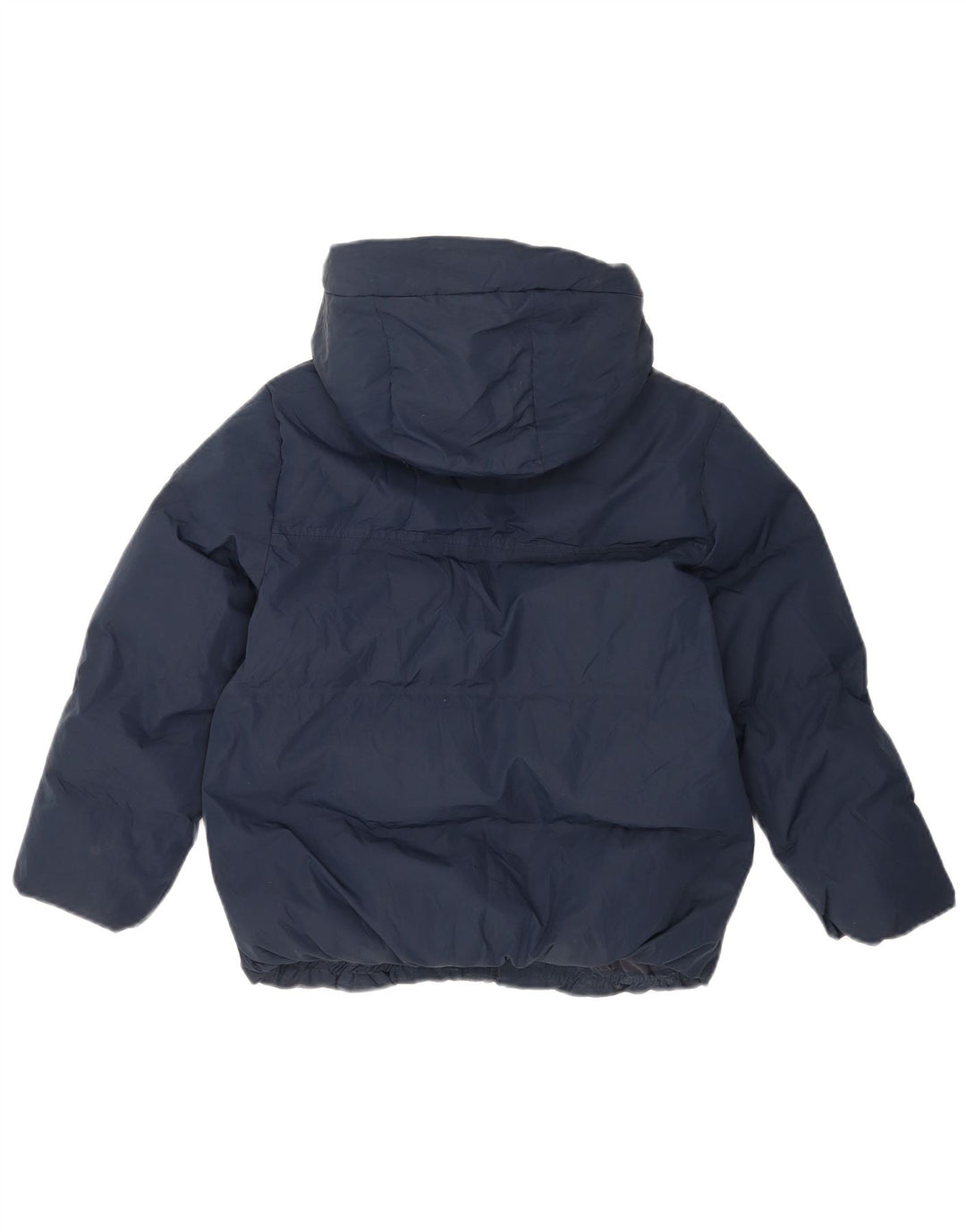 Zara Girls Hooded Jacket με επένδυση 8-9 Years Navy Blue Polyester