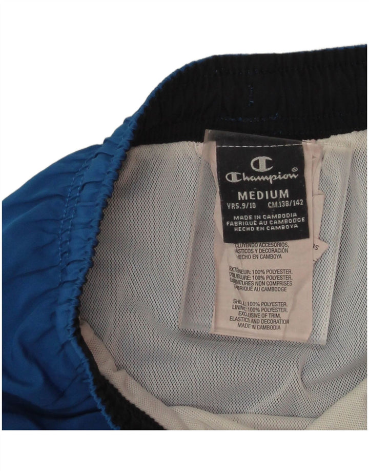 Champion Boys Graphic Sport Short 9-10 Years Medium Blue Polyester