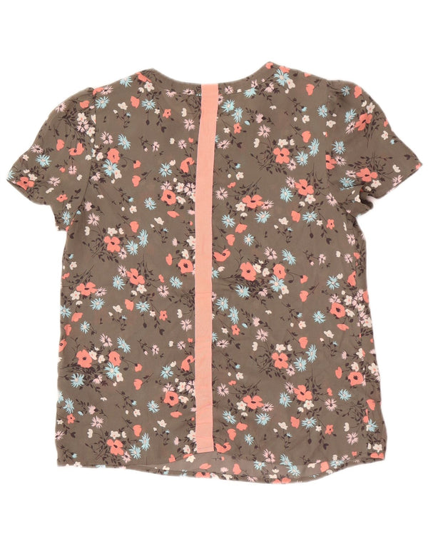 Γυναικεία μπλούζα Oasis Oversized Top UK 10 Small Khaki Floral Polyester