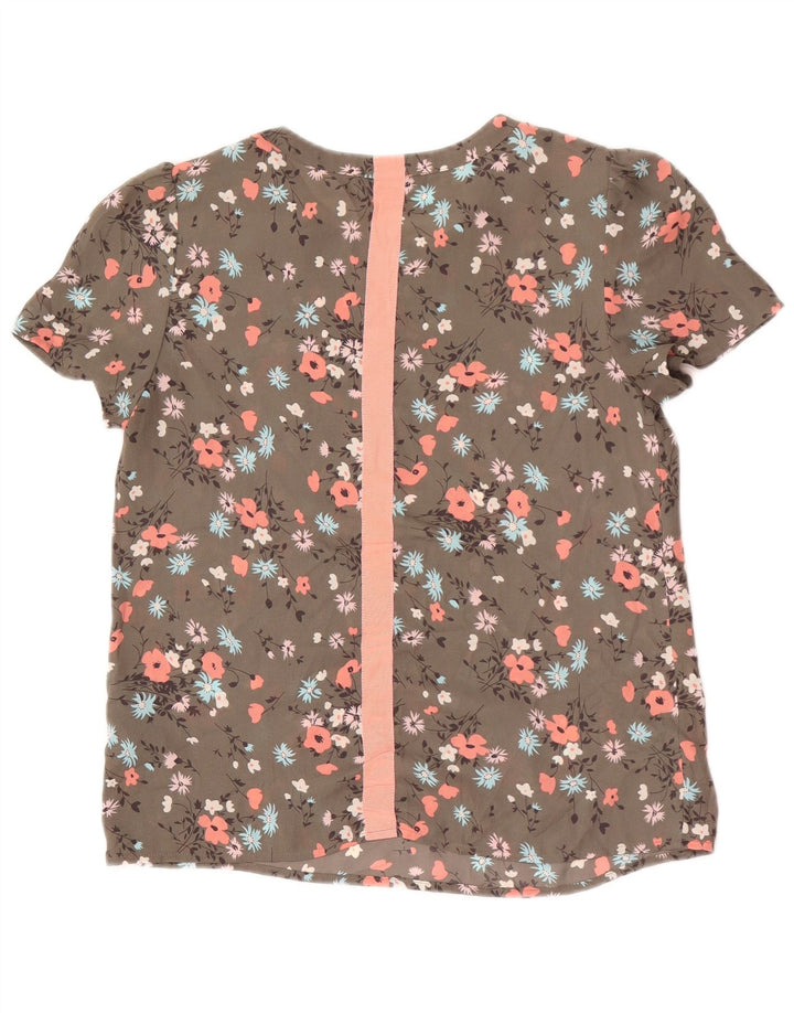 Γυναικεία μπλούζα Oasis Oversized Top UK 10 Small Khaki Floral Polyester