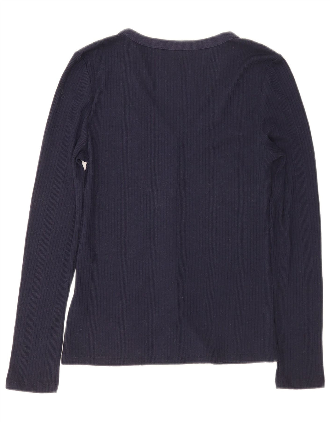 Marks & Spencer Γυναικεία Μπλούζα Μπλούζα UK 8 Small Navy Blue Polyester
