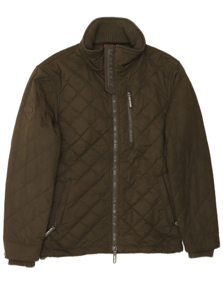 Ανδρικό μπουφάν SUPERDRY The Windhiker Windbreaker UK 38 Medium Khaki Cotton