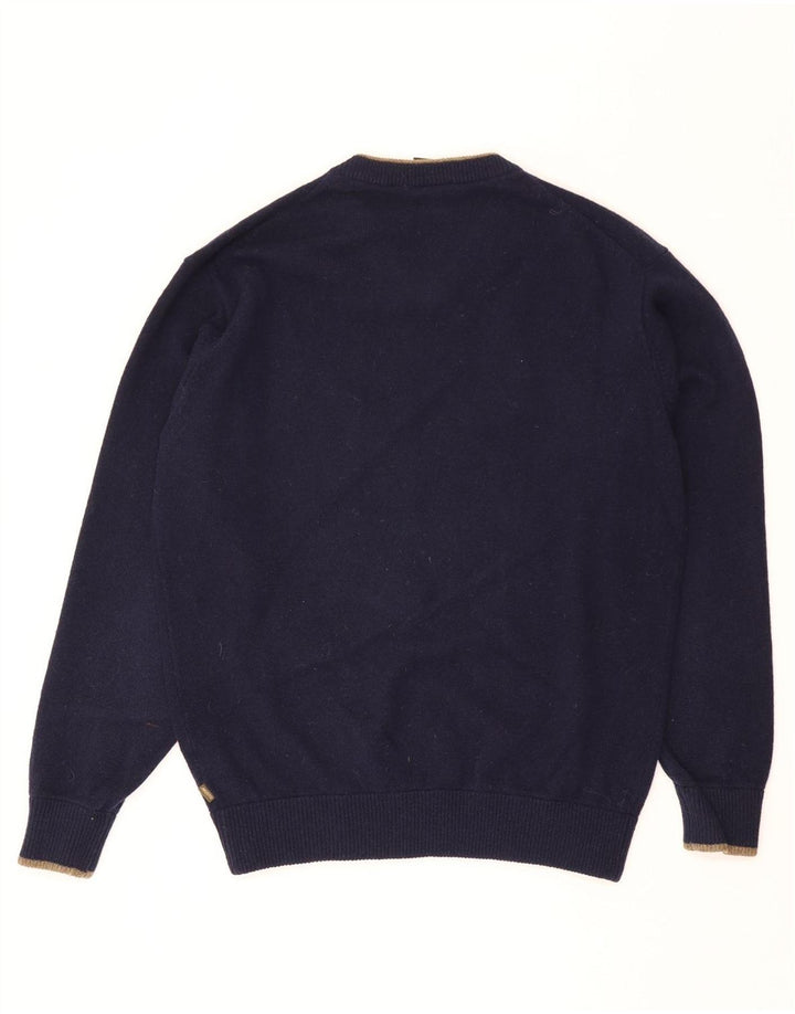 Ανδρικό πουλόβερ Musto με V λαιμόκοψη XL Navy Blue