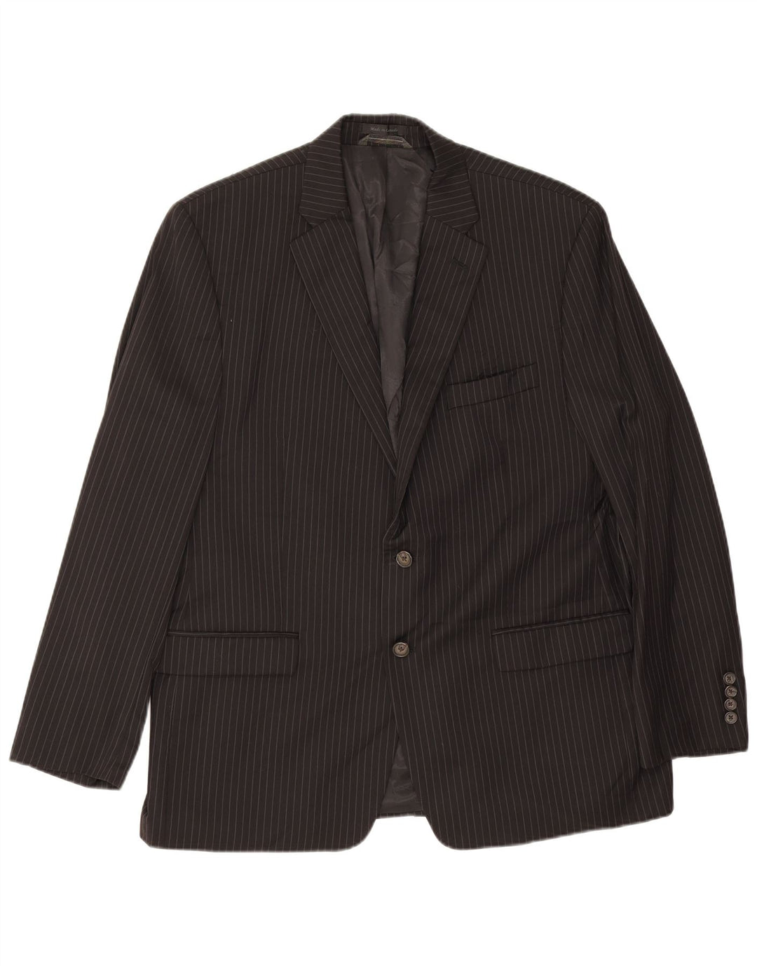 Ralph Lauren Ανδρικό σακάκι με 2 κουμπιά σακάκι UK 46 2XL Μαύρο μαλλί