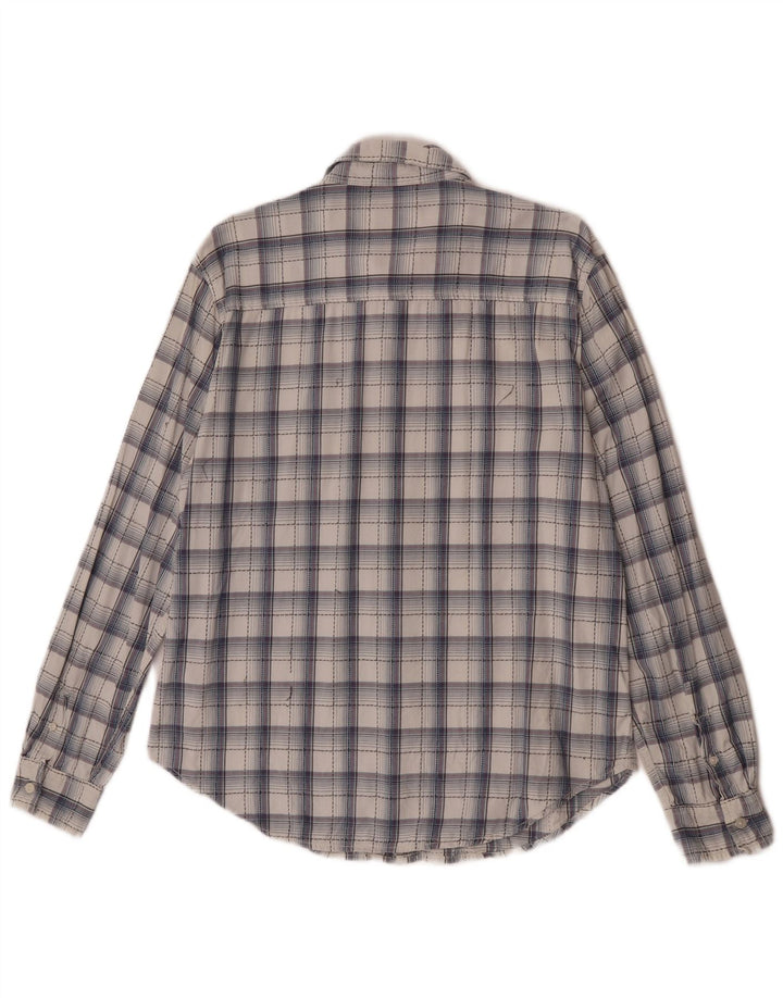 Ανδρικό πουκάμισο Wrangler XL Navy Blue Check Cotton