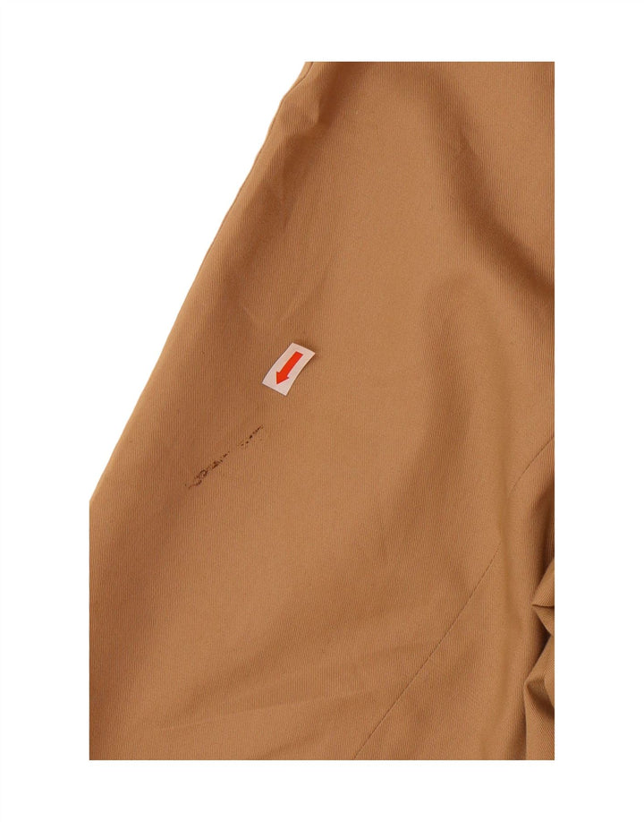 AQUASCUTUM Mens Bomber Jacket UK 40 Large Beige Cotton