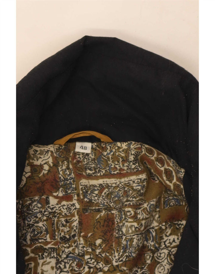 Ανδρικό vintage padded Bomber Jacket IT 48 Medium Brown