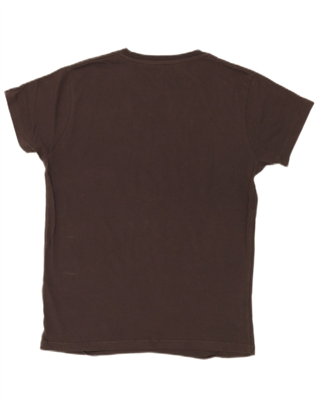 Jack & Jones Ανδρικό γραφικό T-Shirt Top Μικρό καφέ βαμβακερό