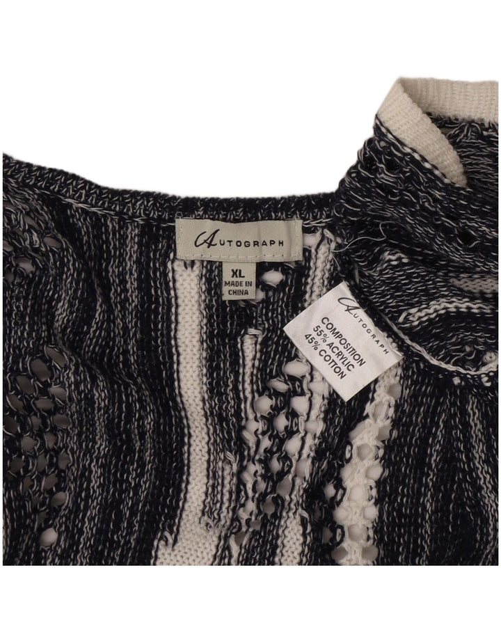 Marks & Spencer Γυναικείο πουλόβερ Longline Cardigan UK 18 XL Λευκό