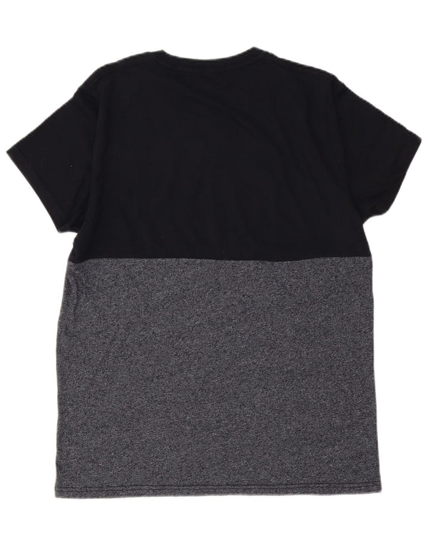 Ανδρικό γραφικό μπλουζάκι HOLLISTER Top Small Black Colourblock