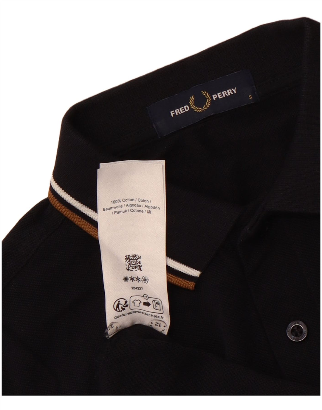FRED PERRY Ανδρικό μπλουζάκι πόλο Μικρό Navy Blue βαμβακερό