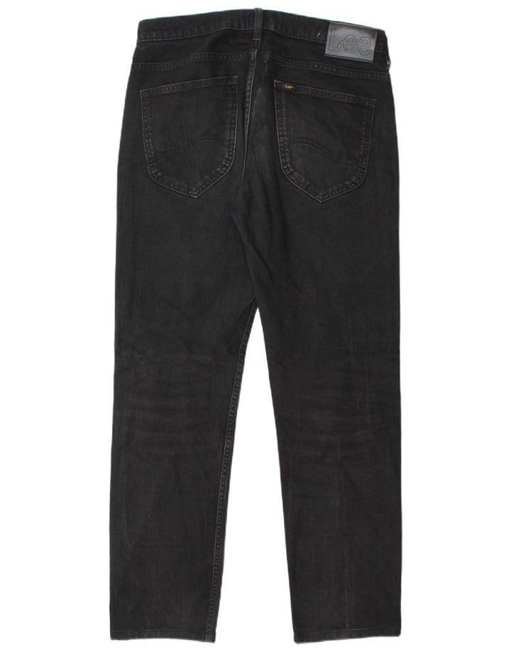 LEE Ανδρικό Powell Slim Jeans W32 L30 Μαύρο βαμβακερό