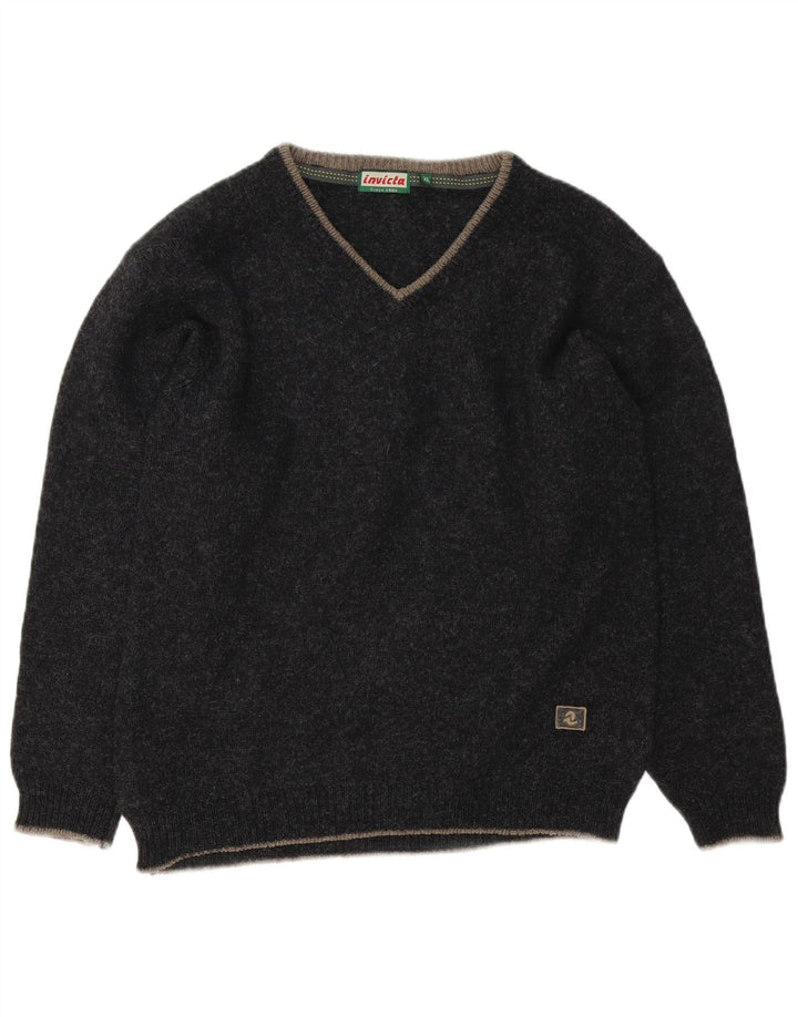 Invicta Γυναικείο πουλόβερ με λαιμόκοψη UK 18 XL Μαύρο