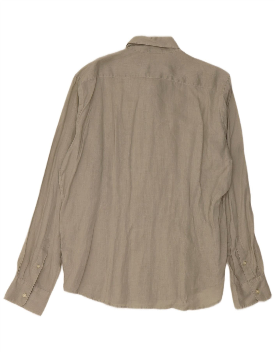 Ανδρικό πουκάμισο Conte of Florence 2XL Γκρι Λινό