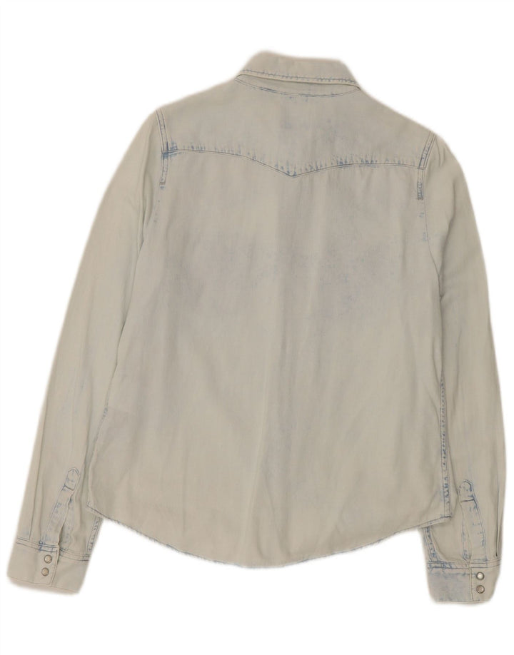 Γυναικείο τζιν πουκάμισο Levi's Classic Fit UK 14 μεσαίου μπλε βαμβακερό