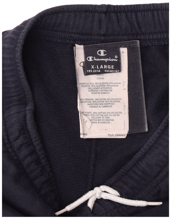 CHAMPION Boys Graphic αθλητική φόρμα παντελόνι Joggers 13-14 ετών Navy Blue