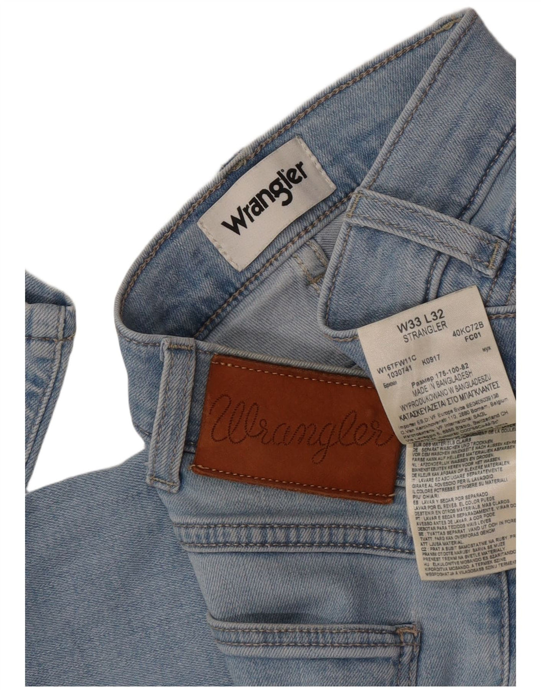 Wrangler Γυναικείο Strangler Slim Jeans W33 L29 Μπλε βαμβακερό