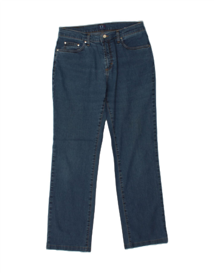 TRUSSARDI Womens Straight Jeans W30 L29 Blue Cotton Vintage Trussardi and Second-Hand Trussardi from Messina Hembry 