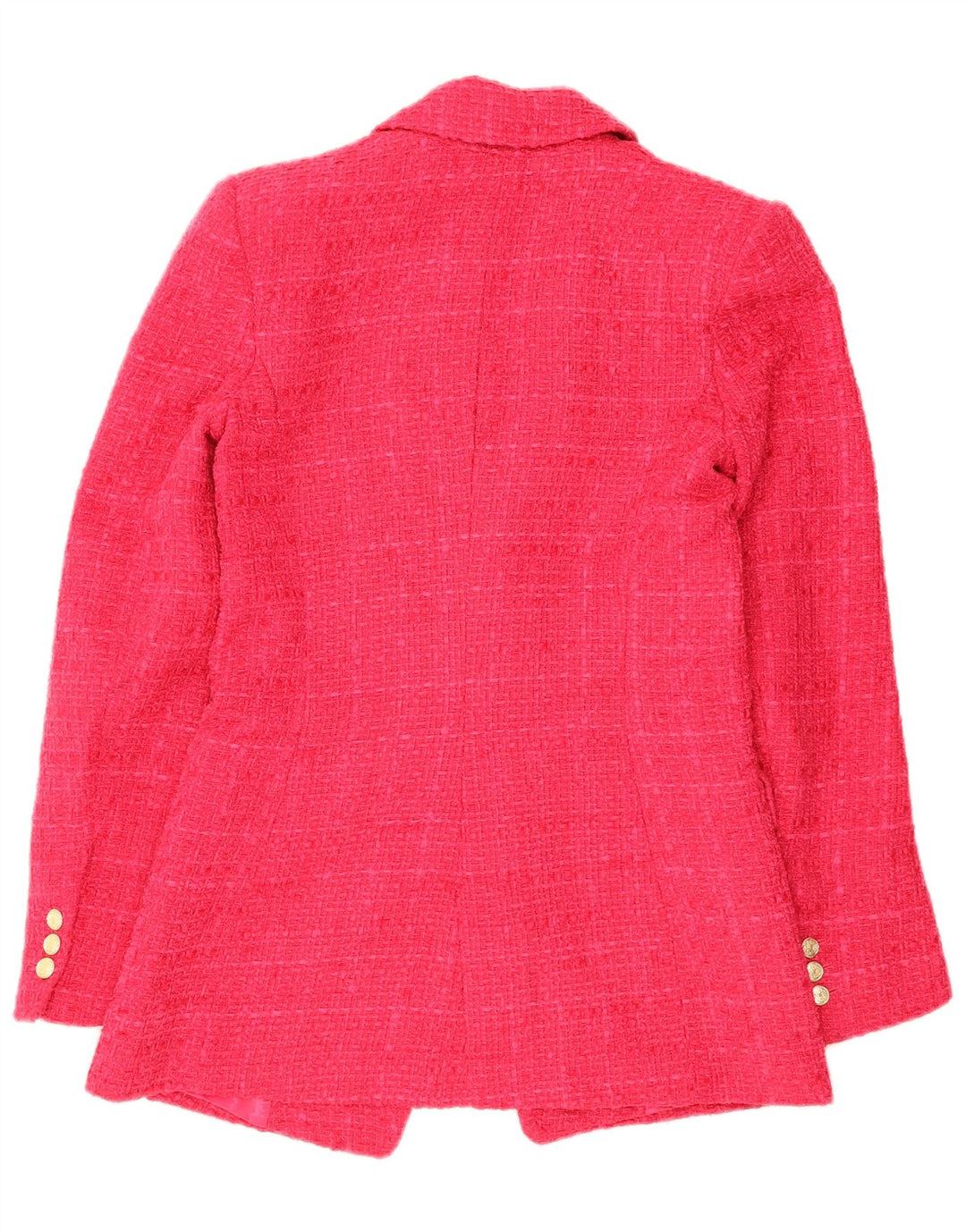 Zara Γυναικείο σακάκι Blazer με διπλό στήθος UK 6 XS Pink Check