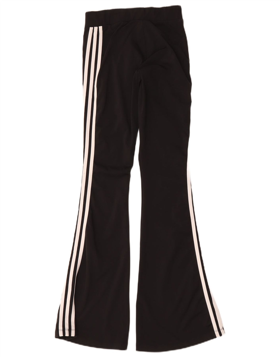 Adidas Γυναικείο κολάν Flare UK 8/10 Μικρό μαύρο πολυεστέρα
