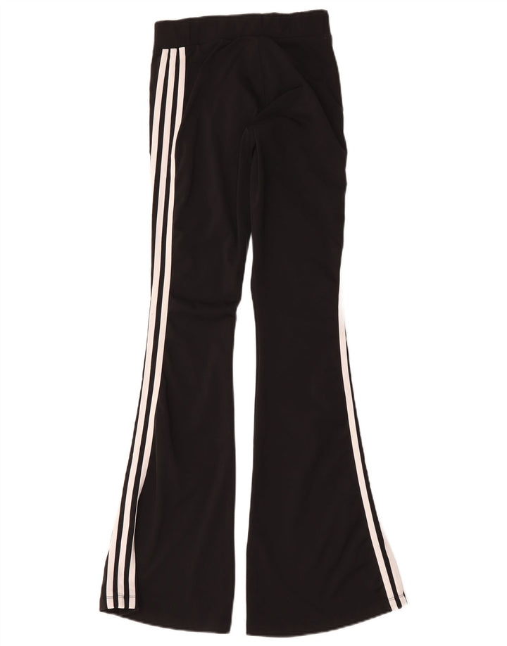 Adidas Γυναικείο κολάν Flare UK 8/10 Μικρό μαύρο πολυεστέρα