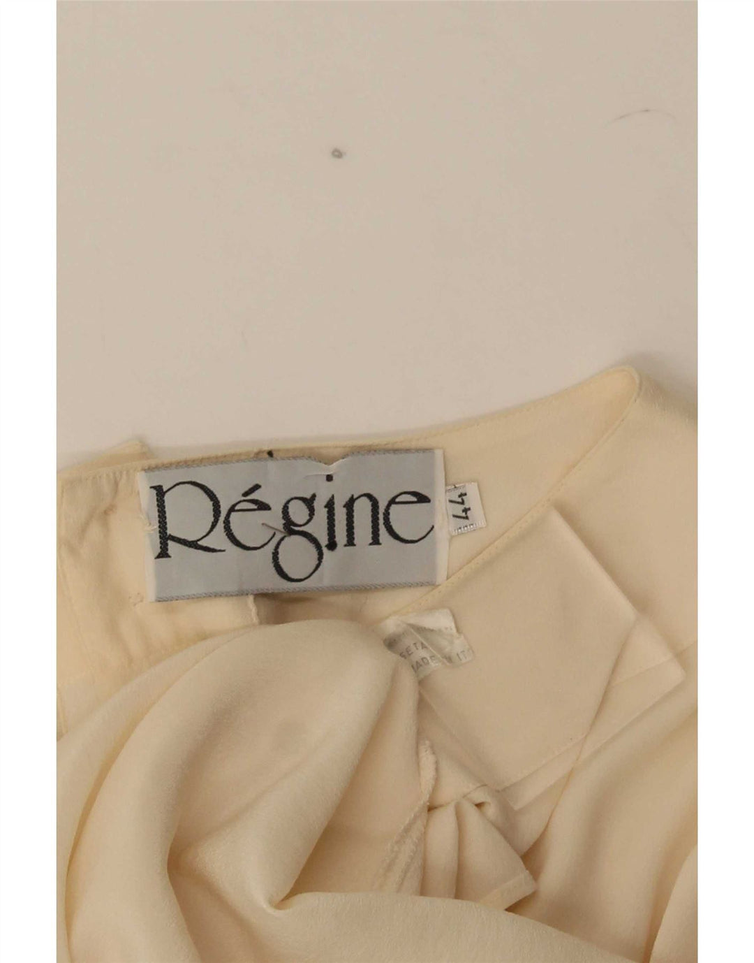 Regine Γυναικείο Πουκάμισο Μπλούζα IT 44 Medium Off White Silk