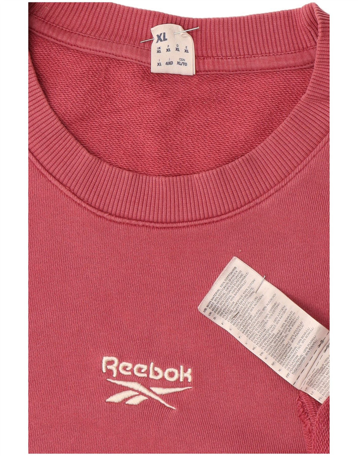 Ανδρικό φούτερ Reebok Loose Fit Jumper XL Ροζ βαμβακερό