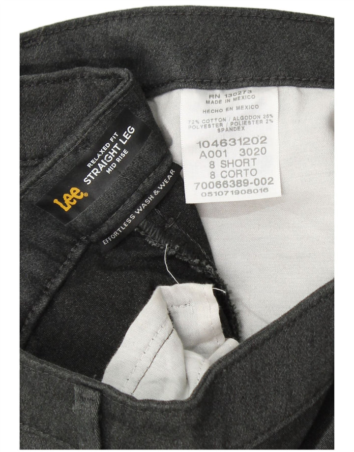 Γυναικείο μεσαίο μεσαίο W30 L30 Γκρι με χαλαρή εφαρμογή LEE παντελόνι US 8