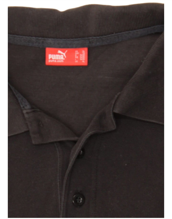 Ανδρικό πουκάμισο Polo Puma XL Μαύρο