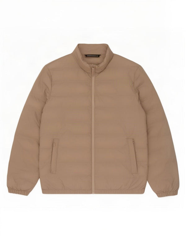 Zara Ανδρικό μπουφάν με επένδυση UK 42 XL Beige Polyester