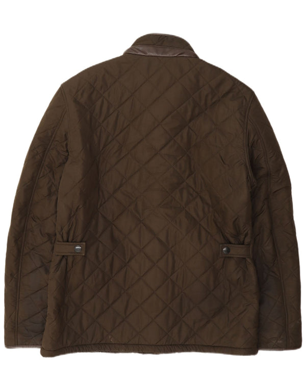 Ανδρικό καπιτονέ μπουφάν Barbour UK 40 Large Khaki Polyester