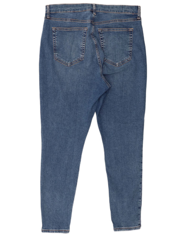 Topshop Γυναικεία Jamie Skinny Jeans UK 16 Large W30 L26 Blue Cotton