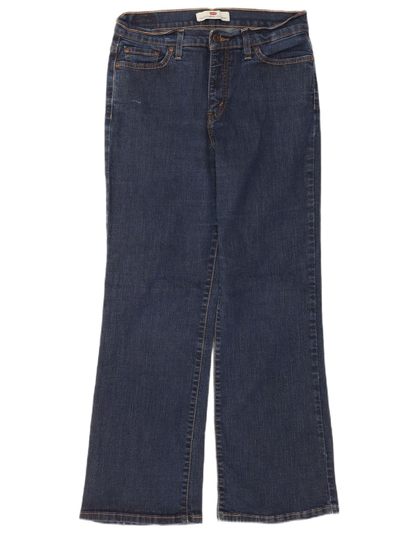 Levi's Womens 512 Perfectly Slimming Bootcut Jeans W31 L30 Blue Cotton