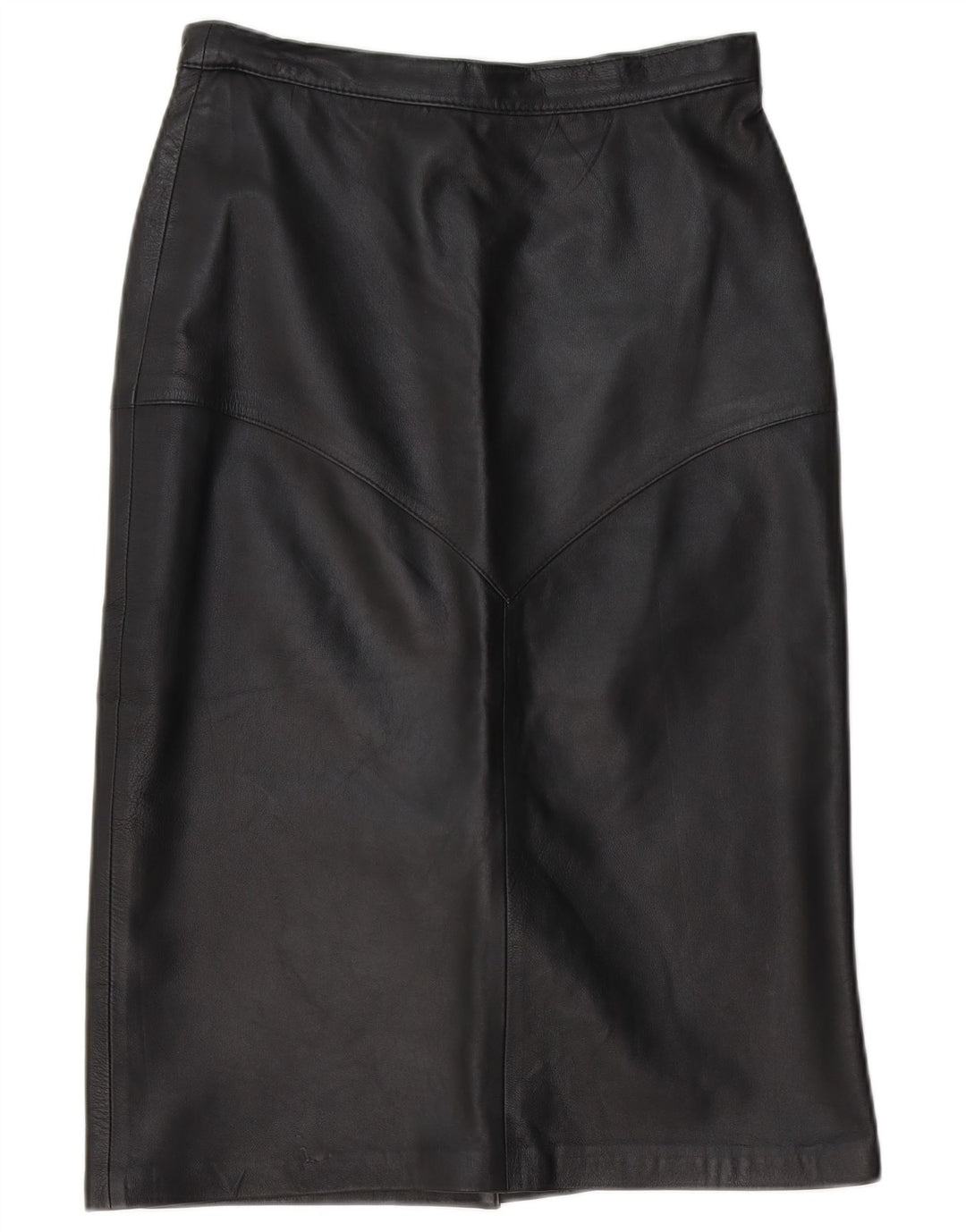 Vintage Γυναικεία Δερμάτινη Φούστα EU 40 Medium W30 Μαύρη Δερμάτινη