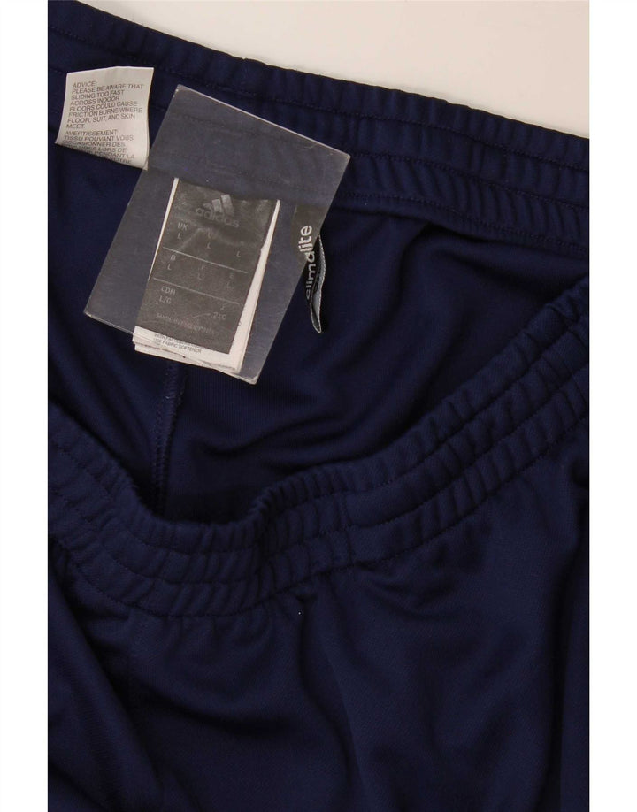 Ανδρική αθλητική φόρμα Adidas Climalite Παντελόνι Μεγάλο Navy Blue Polyester