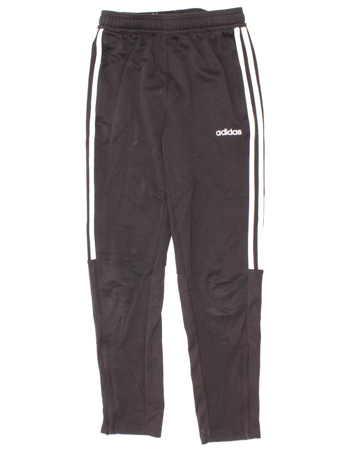 Παντελόνι αθλητικής φόρμας Adidas Boys Climalite 11-12 ετών μαύρο πολυεστέρα