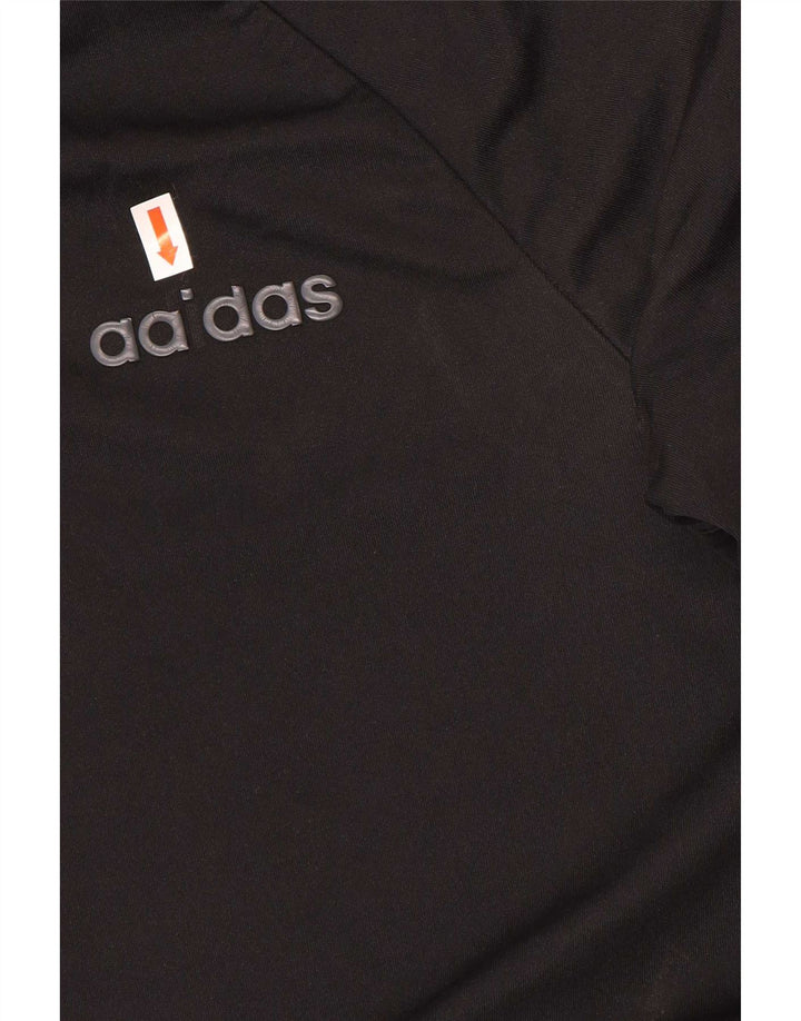 Ανδρικό T-Shirt Adidas Top Μικρό Μαύρο Πολυεστέρα