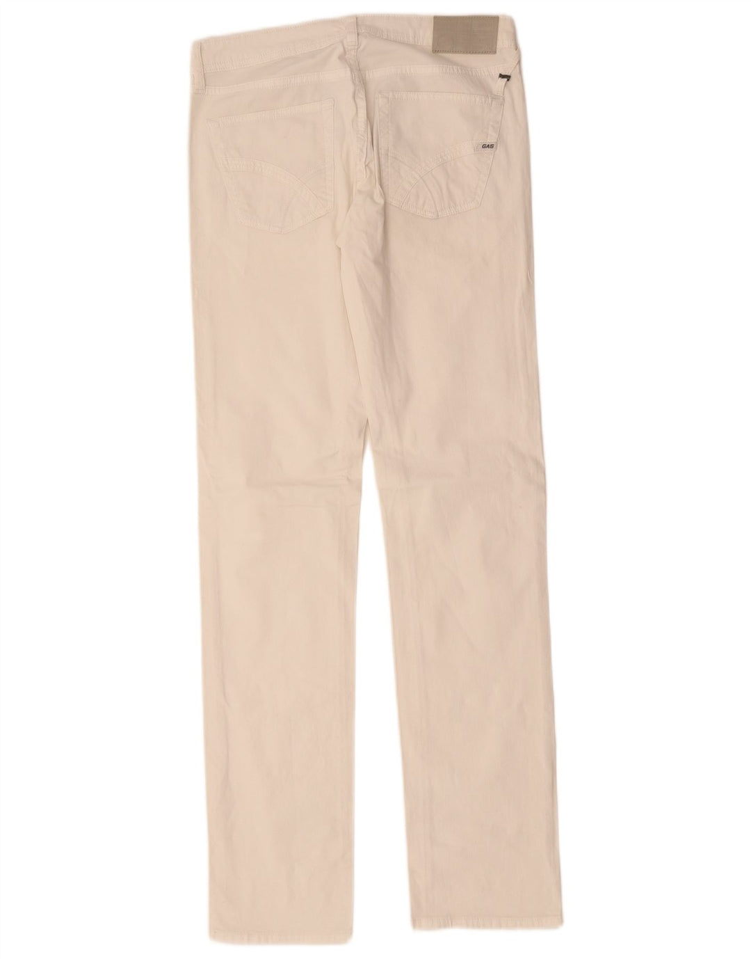 Gas Γυναικείο Τζιν Albert Slim W29 L34 Λευκό βαμβακερό