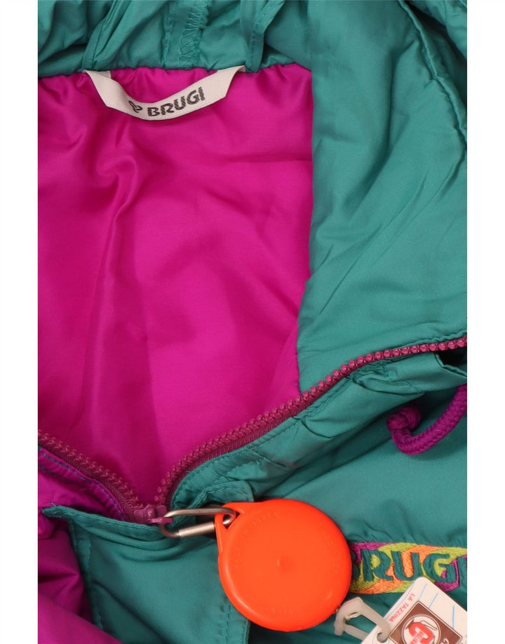 Brugi γυναικεία φόρμα σκι IT 44 Medium Green Colourblock Polyamide