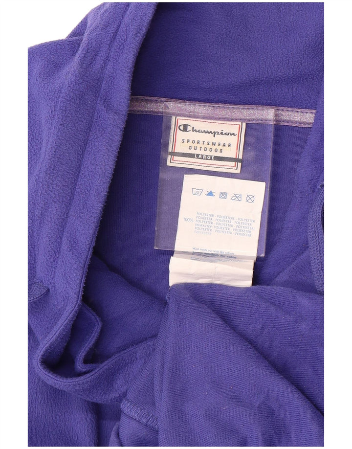CHAMPION Γυναικείο Fleece Jumper UK 16 Large Purple Polyester