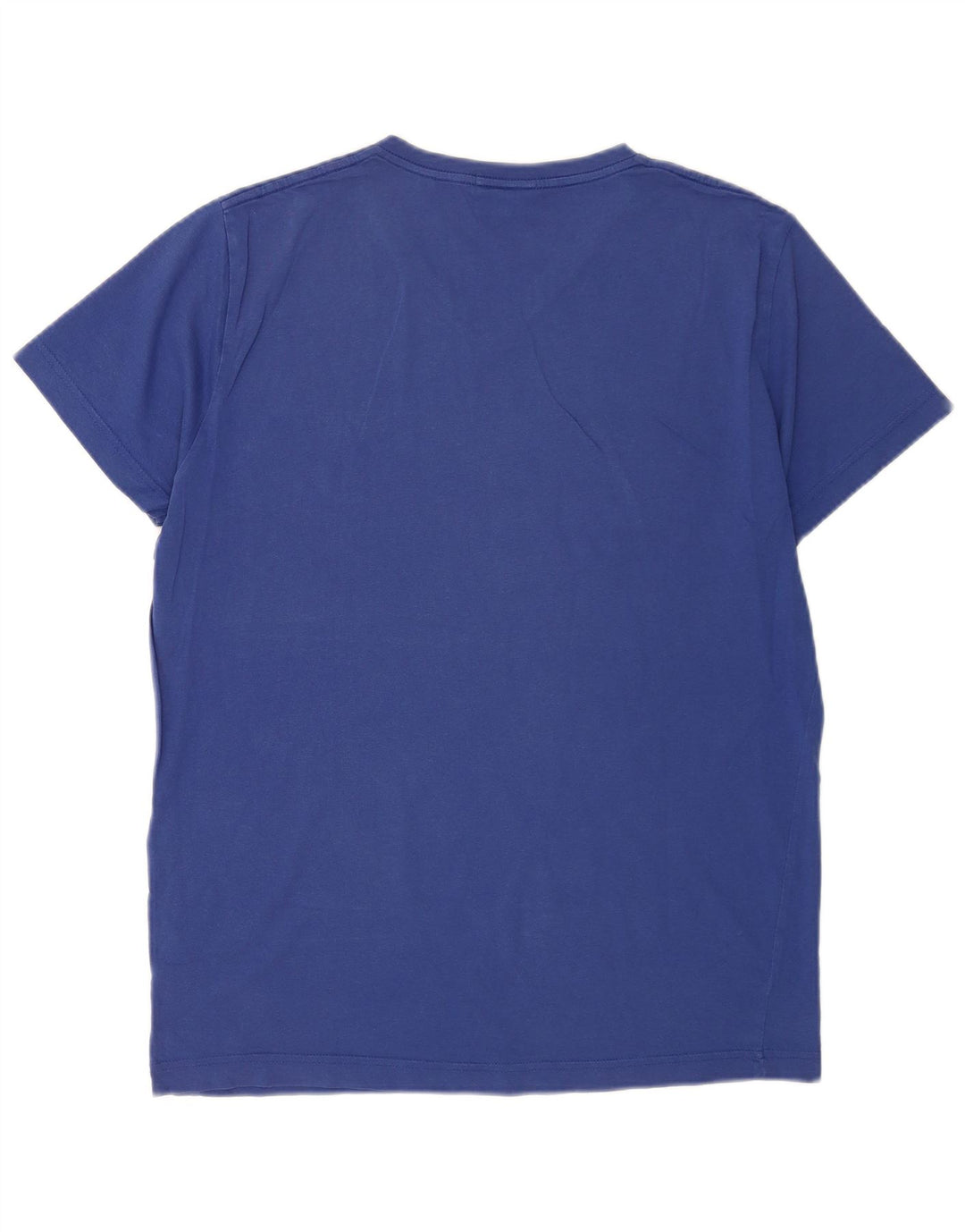 Ανδρικό T-shirt Gant Slim Fit Top μεγάλο μπλε βαμβακερό