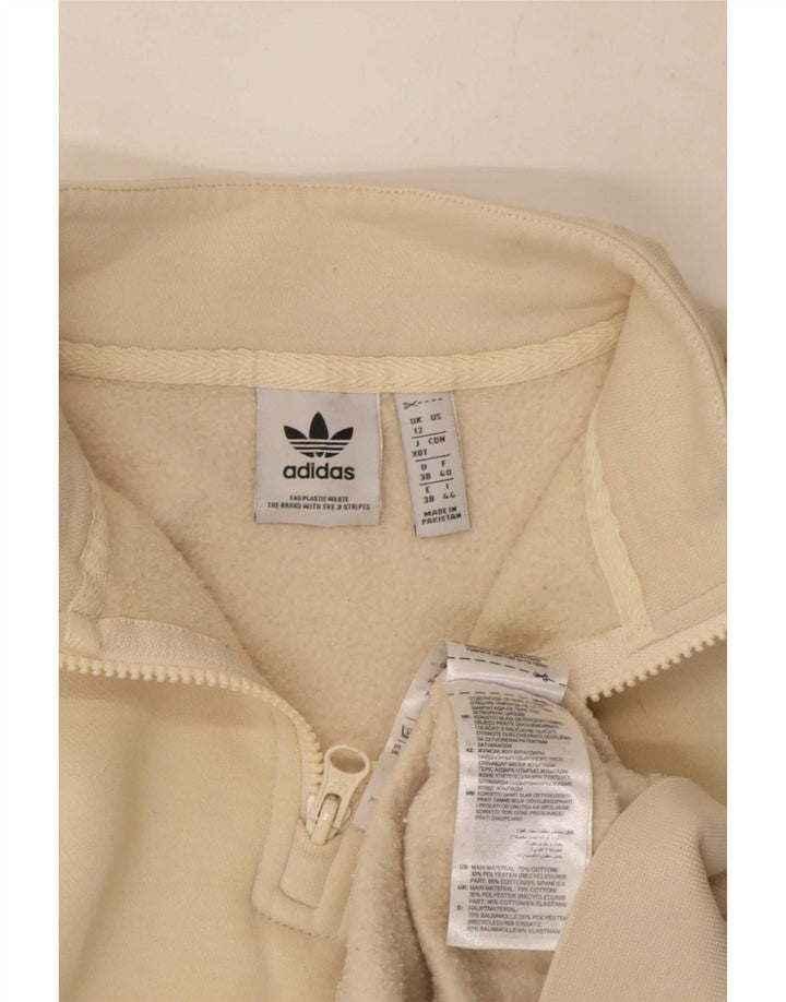 Γυναικείο Φούτερ Adidas Oversized γραφικό Jumper UK 12 Medium Beige