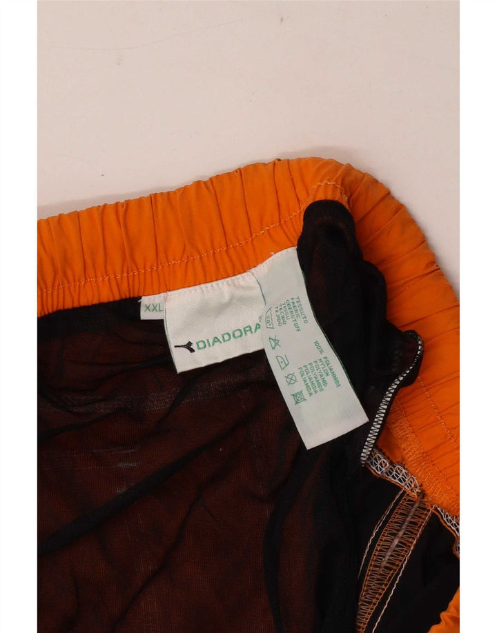 Ανδρικό σορτς κολύμβησης Diadora κανονικό 2XL πορτοκαλί πολυαμίδιο