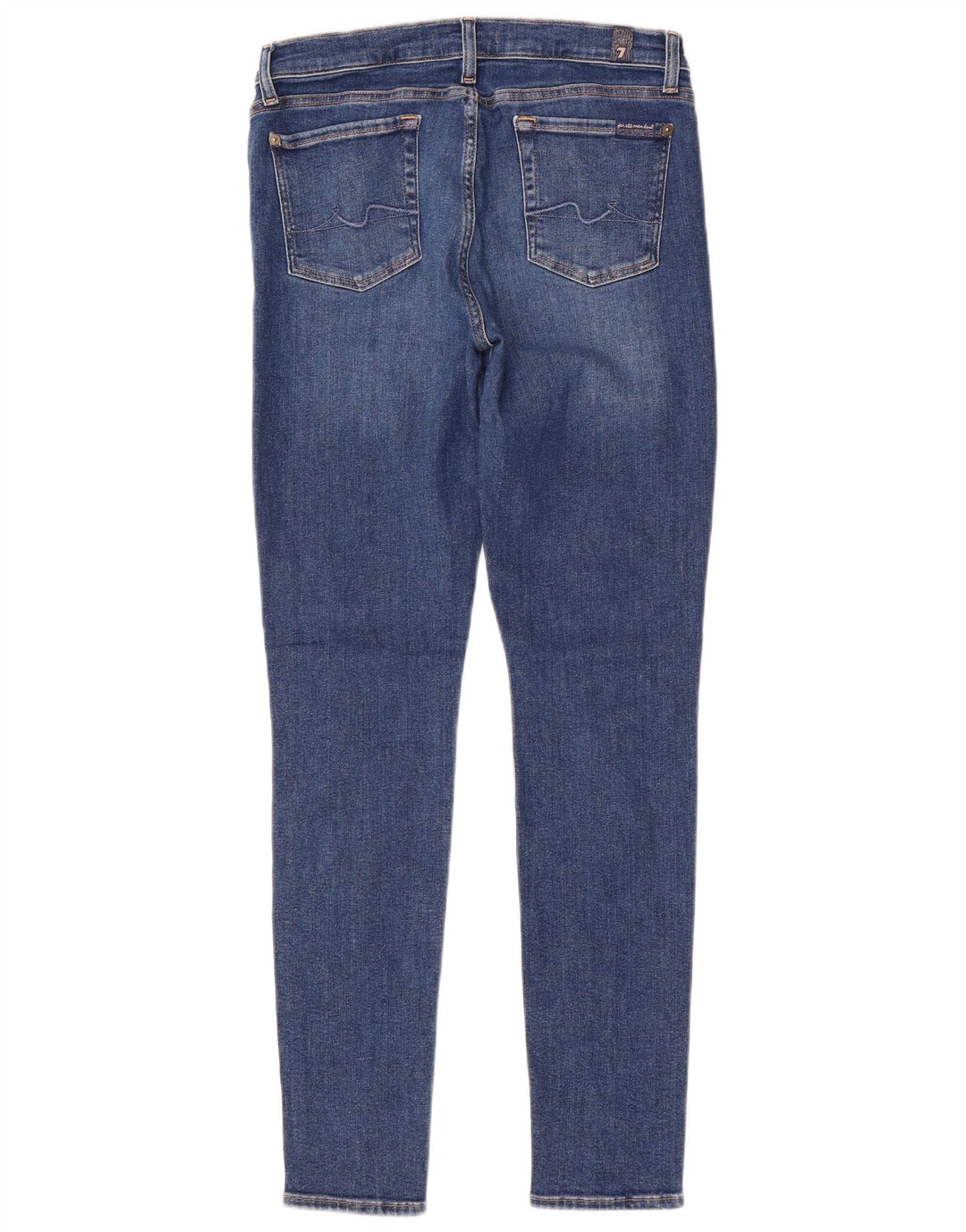 7 For All Mankind Γυναικεία Skinny Jeans W30 L30 Blue Polyester