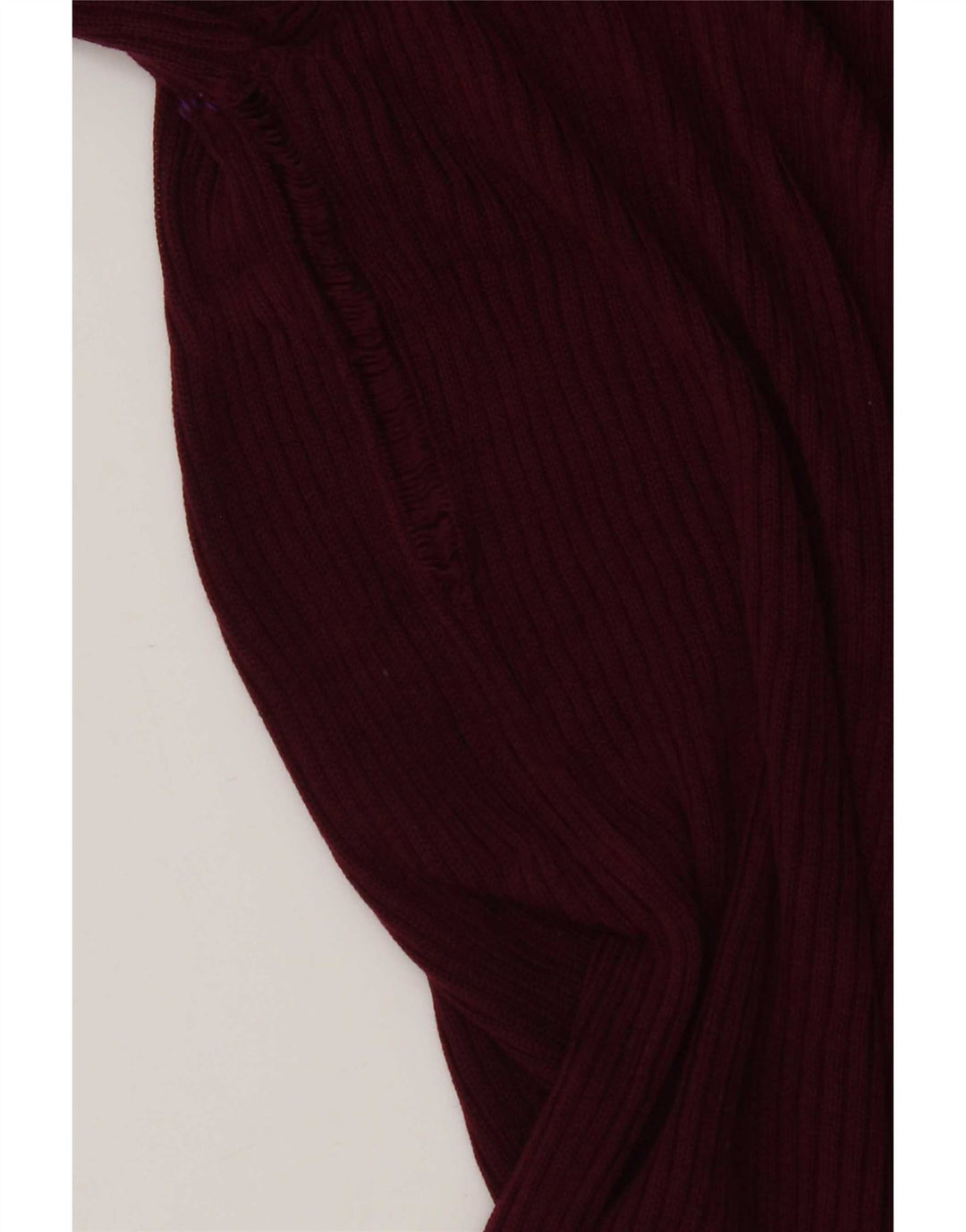 Zara Γυναικείο T-Shirt Top UK 12 Medium Burgundy