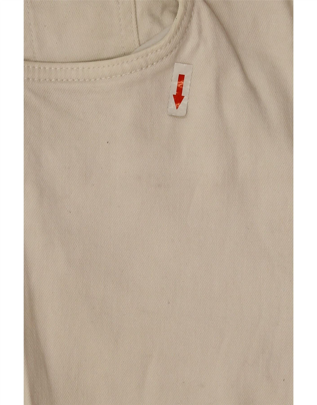 Zara Γυναικείο τζιν μποτάκι EU 38 Small W28 L26 από λευκό βαμβακερό