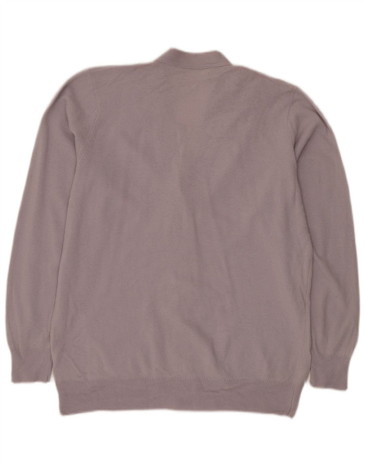 Γυναικεία ζακέτα Jaeger UK 14 Medium Purple Lambswool