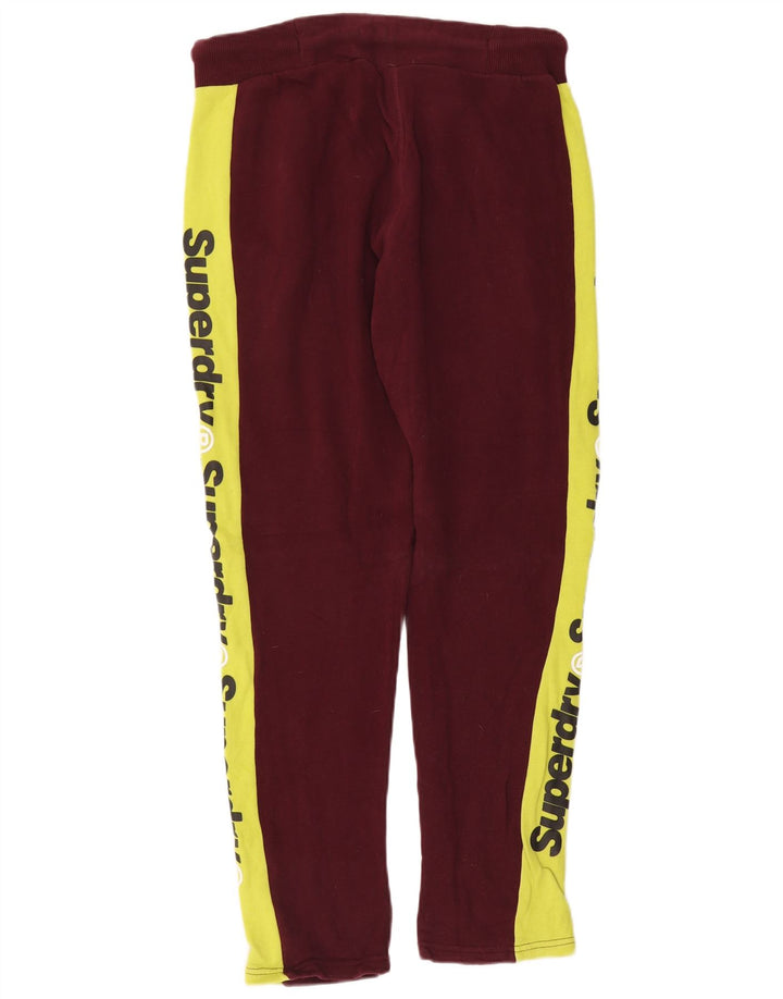 Ανδρικές φόρμες Superdry γραφικές φόρμες μεσαίου μπορντό