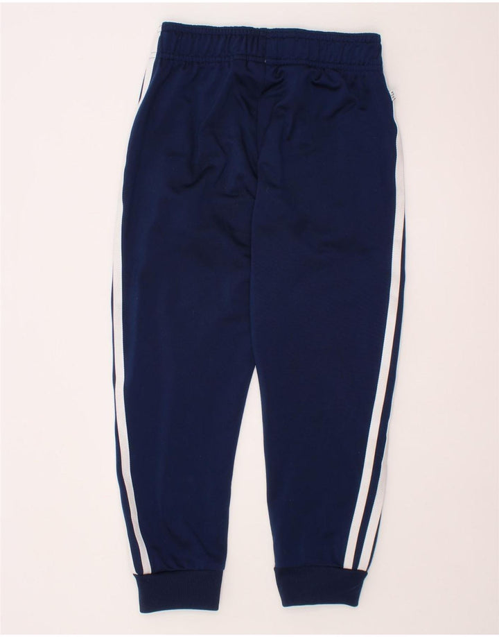 ADIDAS Boys Aeroready Tracksuit Trousers Joggers 5-6 Years Navy Blue