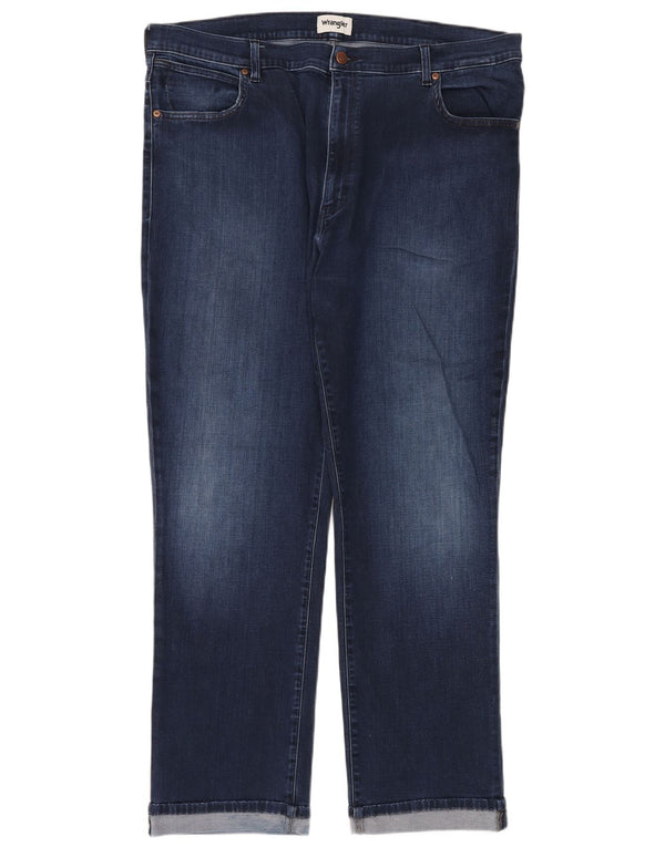 Ανδρικό τζιν Texas Straight Wrangler W44 L32 Navy Blue Cotton